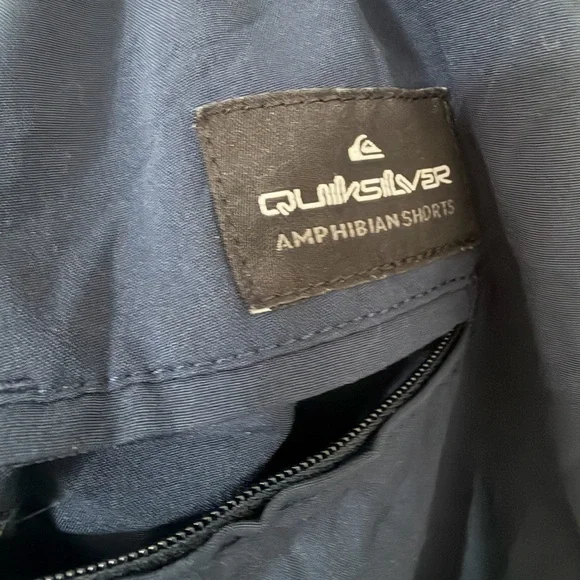 Quiksilver Navy Amphibian Swim Shorts hybrid - Picture 4 of 5